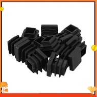12 Pcs 15mm x 15mm Plastic Square Caps Tube Pipe Inserts End Blanking