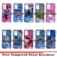 Samsung Galaxy A32 Case Karakter Boneka Cewek Hello Kitty Doraemon Stitch Minie Mouse Mickey Keroopi