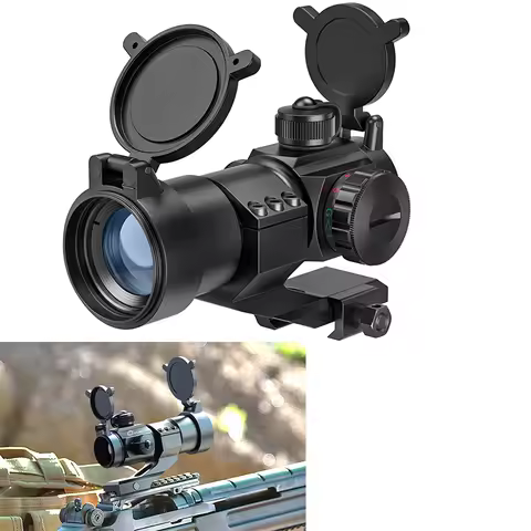 CVLIFE Rifle Scope Red Green Dot Riflescope Reflex Sights for 20mm Cantilever Mount Aluminum 5 illum