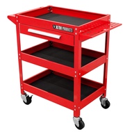 รถเข็นเครื่องมือช่าง 3 ชั้น สีแดง TW829  TOOL CART 3 TRAYS  Tool Wagon รถเข็น รถเข็นเครื่องมือ