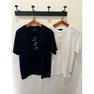 Agnes-b's new trendy dinosaur logo solid color round neck short sleeved T-shirt