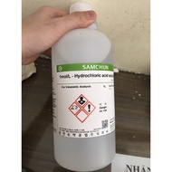 Calibration solution 1 mol/liter Hydrochloric aci.d 1N HCl 1N Samchun Korea 1 liter bottle H0423