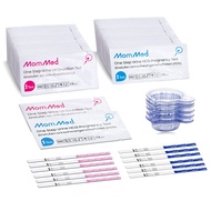 MomMed Ovulation Test Strips, Ovulation and Pregnancy Tests (LH50-HCG20), Includes 50 Ovulation Test