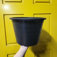H2O - Plastic Pot 10inch Black Colour