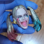 【現貨】【12吋兵人 頭雕】1:6 1/6 12吋 FIGURES Harley Quinn 硬髮小丑女頭雕 *這是實拍圖（3分件，兩辮子需自行粘上）