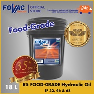 FOVAC® R5 Food Grade Hydraulic Oil - 18 Liters