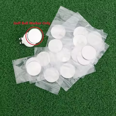 10Pcs 25mm Metal Golf Hat Clip Visor Cap Clips Magnet Golf Ball Markers Putting Green Accessories Go
