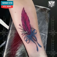 [FT-200] Temporary Tattoo Feather Tattoo
