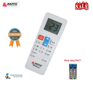 Remote Điều khiển điều hòa Akito 1&2 chiều Inverter - Hàng chính hãng theo máy Tặng kèm Pin!!!