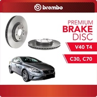 BREMBO Front Discs (2pcs) - Compatible with Volvo V40 T4, Volvo C30,C70