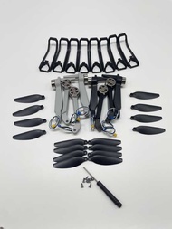 E88 EVO Brushless Drone Quadcopter Blades Guard Motor Propellers Arm Accessory Parts Kit