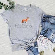 小王子If you choose to be domesticated電影金句 中性短袖上衣