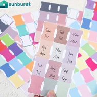 10 Sheets Colorful Index Stickers - Self-Adhesive Index Tabs - Sticky Notes Index Divider - Label St