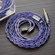 KBEAR Neon 1.2m HiFi SPC IEM Cable for KZ ZS10 PRO, High-Purity Audio Earphone Wire