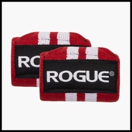 Rogue Wrist Wraps Red &amp; White Wrap Support Straps Strap Merah Putih 3"