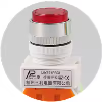 【F】AY37-11DN(PBCY090)LAY37 Emergency Stop Push Button Switch DC24V /AC220V Switch Equipment