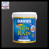 ♞,♘Davies Sun and Rain Premium Elastomeric Paint- 4 Liters (White, Neutrals, Red &amp; Pinks, Blues, Gr