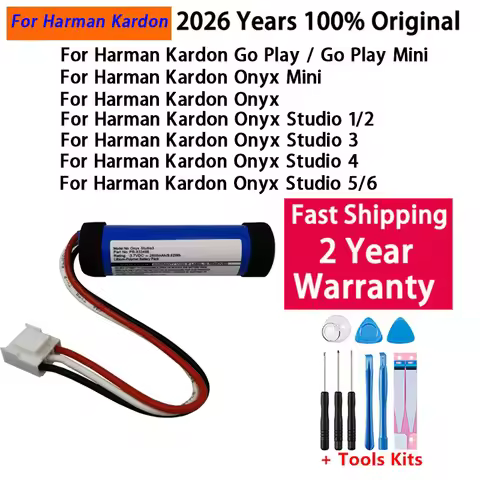 2026 Years Original Speaker Battery For Harman Kardon Onyx Studio 1 2 3 4 5 6 Go Play Mini / Onyx mi