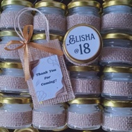 Souvenir for 18th Birthday Customized Layout Design Scented Candle