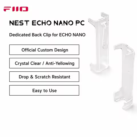 FiiO Echo Nano Transparent Protective Back Cover FIIO NEST-ECHO NANO TPU Mini Portable Music Player 