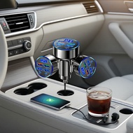 Fast Charging 6-Port 100W USB-C PD Car Charger with Power Display