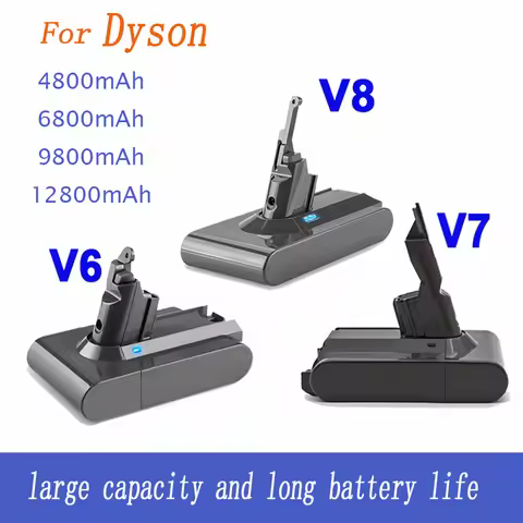 👍100% New Vacuum Cleaner rechargeable Battery for Dyson V6 V7 V8 Series SV07SV09 SV10 DC62 DC58 DC31