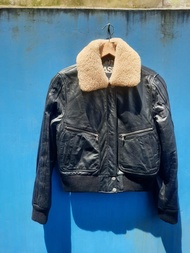 Ask enquired leather jacket