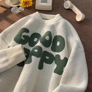 Hanlu áo len nam mùa đông Áo len nam thời trang và đẹp trai cổ tròn dài tay áo len đan Áo len dệt Na