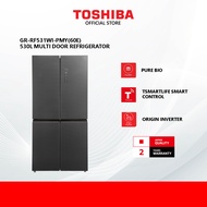 Toshiba GR-RF531WI-PMY(60E) 530L Multi Door Inverter Refrigerator /Peti Sejuk/ 冰箱
