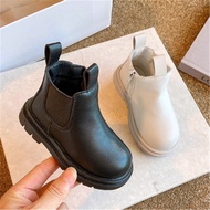 ☋ Children Fashion Boots Girls Chelsea Boots with Zip Boys Snow Boots PU Leather Sneakers Baby Kids Ankle Boots 2020 New Brand