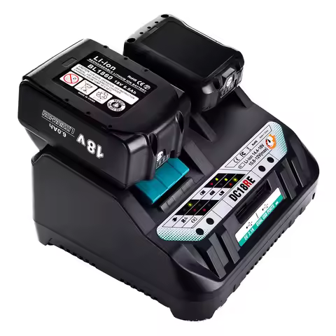 2022 DC18RE Lithium Battery Charger Charging For Makita 18V 14.4V 10.8V 12V Li-ion Tools BL1830 BL14