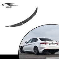 Carbon Fiber Rear Trunk Spoiler for Alfa Romeo Giulia Quadrifoglio Sedan 2017 car spoiler