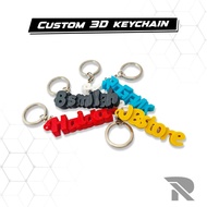GANTUNGAN Custom 3D Name Keychain 3D Keychain/ Name as you like