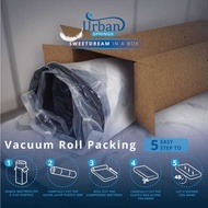 I HOME COMPRESSED Urban Spring Mattress 10 inch / Mattress in Box / Tilam Compress Single Queen King