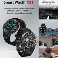 2024 防水人工智能戶外武裝手錶繁體 Military Smart Watch Rugged Tactical Fitness Tracker for Men(Answer/Make Calls) 