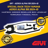 SPECIAL RACK TECH YAMAHA AEROX ALPHA 155 2024 | SRT AEROX ALPHA 155 2024 | Givi SRT AEROX ALPHA Brac