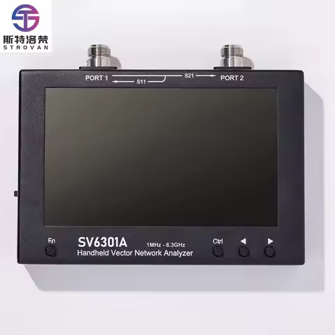 SV6301A 1MHz-6.3GHz Vector Network Analyzer Antenna Analyzer with 7" Capacitive Touch Screen