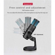 Condenser Mic Usb Microphone Rgb Gaming Live Streaming Noise Reduction