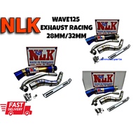 NLK EXHAUST RACING WAVE125 EXHAUST 28MM 32MM EKJO EXZOS NLK EXHAUST RACING #NLK#WAVE125#