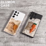Silicone Phone Case, Transparent Soft Case, Cat Suitable for Samsung S20/S20+/ S20 Ultra/S21/S21+/ S21 Ultra/S22/S22+/ S22 Ultra/S23/S23+/ S23 Ultra Couple Protective Case