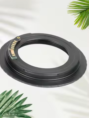 M42-EOS Adapter Ring AF Confirm M42 Mount Lens Adapter AF Confirm Manual Focus Accuracy for Canon 10