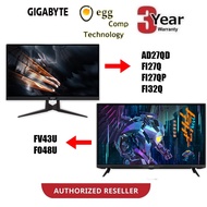 GIGABYTE AORUS VA/IPS/OLED GAMING MONITOR  27INCH 32INCH 43INCH 48INCH [ AD27QD FI27Q FI27QP FI32Q F