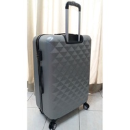 New Silver Gray 31 inch Big Light Luggage Travel Bag 银灰色特大容量行李箱31寸旅行箱超大超轻密码箱万向轮