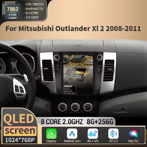 9.7 Inch For Mitsubishi Outlander Xl 2 2008 2009 2010 2011 Car Radio Navigation Car Multimedia Wirel