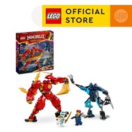 LEGO NINJAGO 71808 Kai’s Elemental Fire Mech Toy (322 Pieces)
