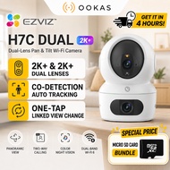 EZVIZ 360° View vs. Dual-Lens Tracking| H7c Dual 4MP+4MP Wireless CCTV| AI Security Camera |Night Vi
