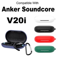 Silicone Earphones Protective Case For Anker Soundcore V20i Anti Dust Housing Sleeve Non-slip Cover