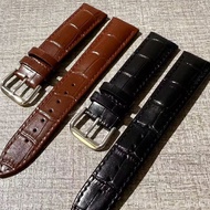 High-quality leather watch strap 12mm14mm16mm18mm19mm20mm22mm Watch strap black brown red blue