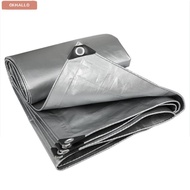 OKHALLO PE Tarpaulin, 2mX3m Boat Car Truck Canopys Awnings Rainproof Cloth, Sun Shade Camping Tent M