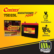 [Installation Provided] Century Marathoner Max 75D23L Car Battery Kereta Bateri Proton Exora Preve T